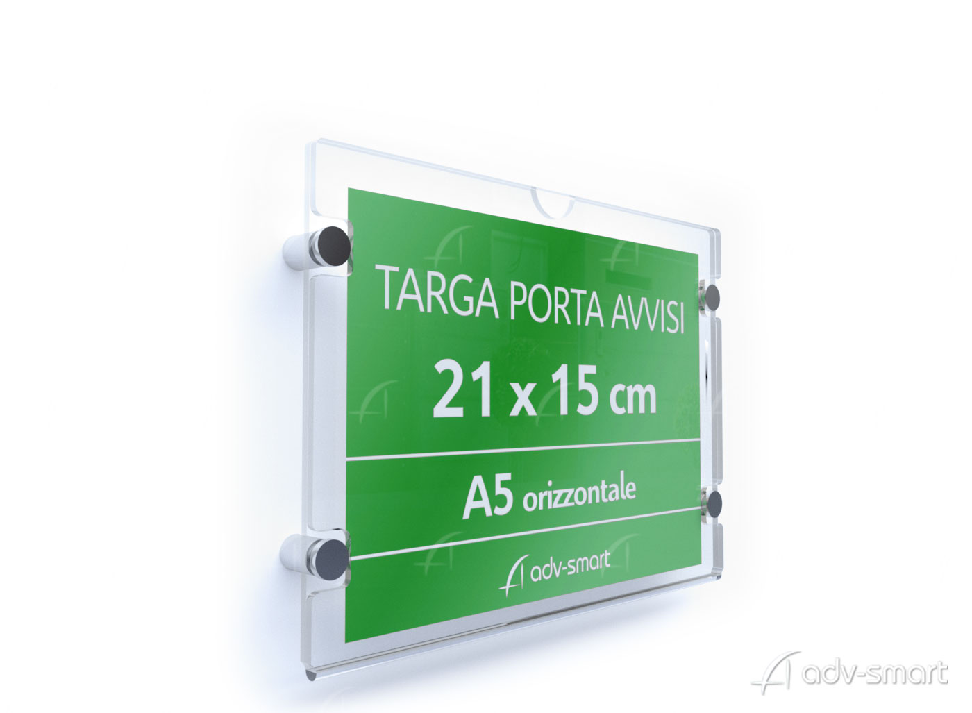 Targa Targhetta Personalizzata Dietro Porta con Nome Incisa Adesiva per  Citofono