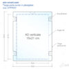 Targa-Porta-Avvisi-in-Plexiglass-15x21-A5-verticale-Size-Guide