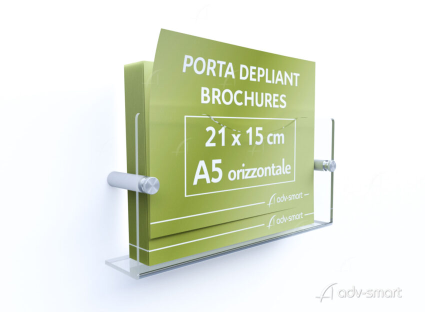 Porta Depliant da Parete A5 orizzontale