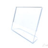 Porta-prezzi-da-banco-plexiglass-21x15-A5-orizzontale-vuota