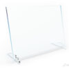 porta-depliant-da-banco-plane-plexiglass-con-piedini-A4H-neutra Porta annunci da banco in plexiglas trasparente formato A4 orizzontale, bordi lucidi e brillanti, supporti in plexiglass alla base, tasca elastica apertura a V