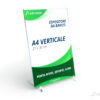porta-depliant-da-banco-plane-plexiglass-con-piedini-A4V Porta avvisi da banco A4 verticale 21x30 cm realizzato in plexiglas con piedini