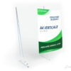 porta-depliant-da-banco-plane-plexiglass-con-piedini-A4V-inserimento-foglio Porta avvisi da banco con apertura a V e piedini ad incastro