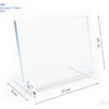 porta-depliant-da-banco-plane-plexiglass-con-piedini-A5H-size-guide dimensioni del porta info da banco A5 orizzontale 21x15x9