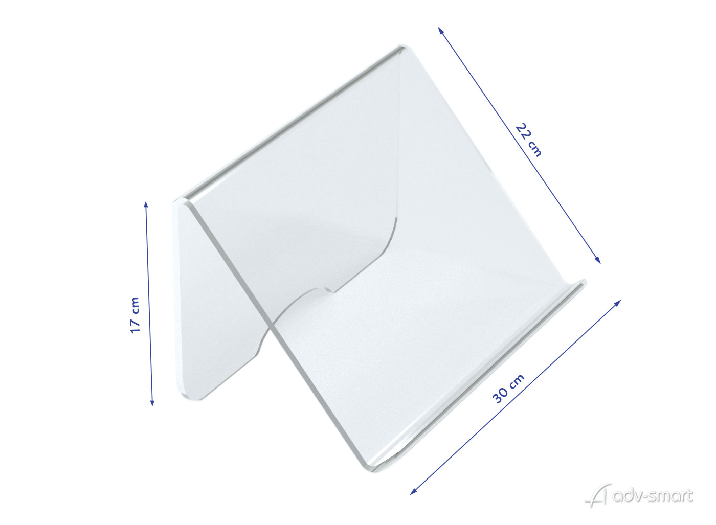 Supporto Porta Tablet e Laptop in Plexiglas - ADV-smart