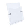 Porta Depliant da Banco 15x21 cm realizzato in plexiglass