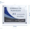 Cornice-a-giorno-in-plexiglass-con-calamite-A5-21x15-cm-dimensioni-adv-smart Cornice in Plexiglass a Giorno da parete 21x15 cm