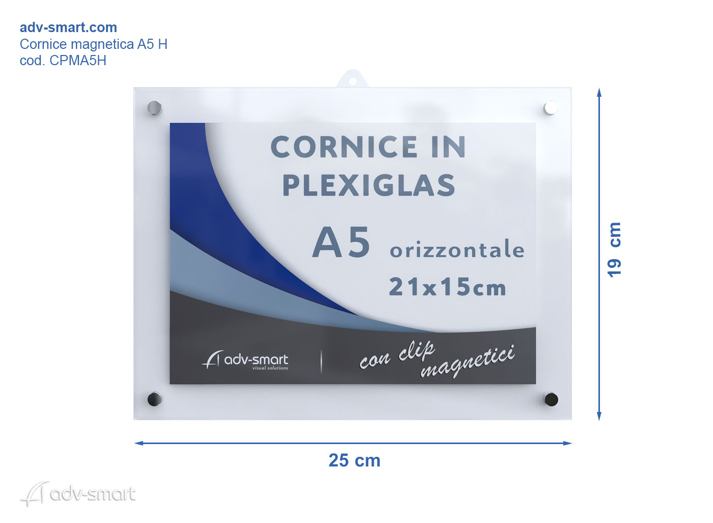 Cornice in Plexiglass a Giorno da parete 21x15 cm