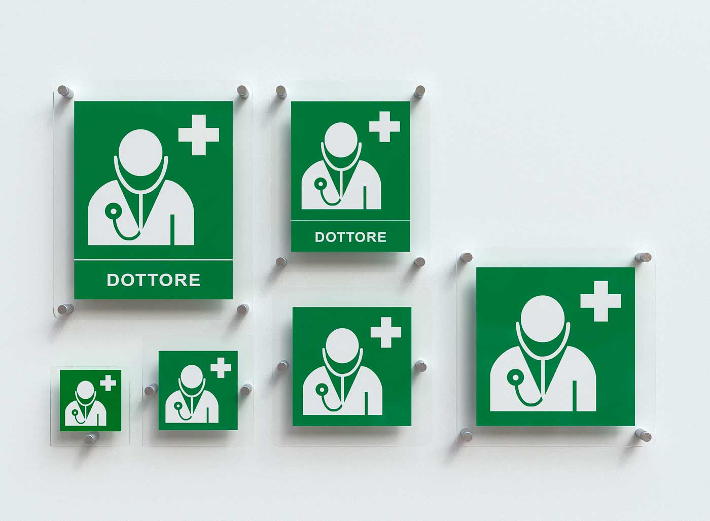 Targhetta Dottore in plexiglass